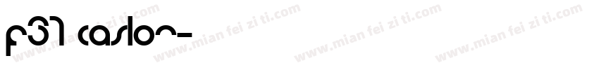 F37 Caslon字体转换